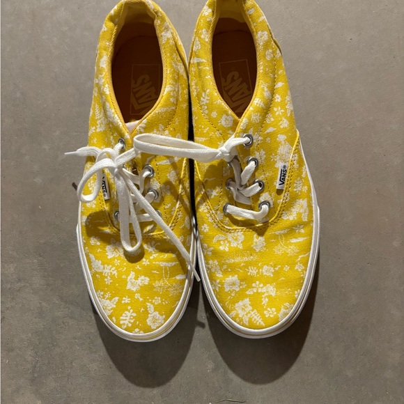 Vans Shoes - Very cute yellow flowers!